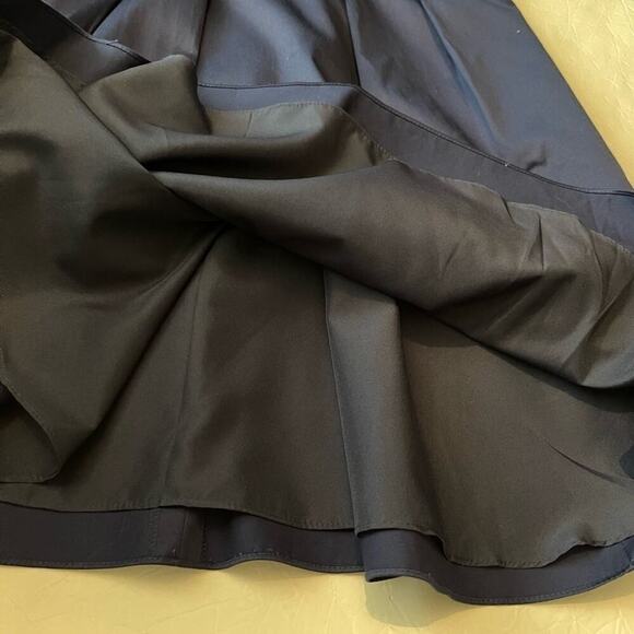 David’s Bridal Navy 100% Cotton Wedding Party Event Dress NWOT Size 6 - Picture 8 of 12